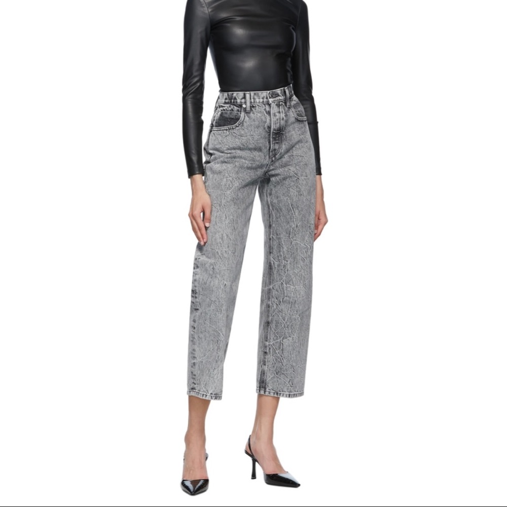 Alexander Wang Grey Curb Jeans